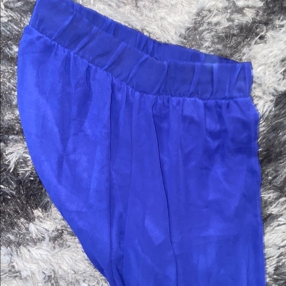 Symphony blue swimsuit cover up pants Sz Small